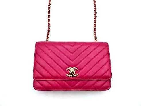 シャネル買取 Vステッチチェーンウォレット